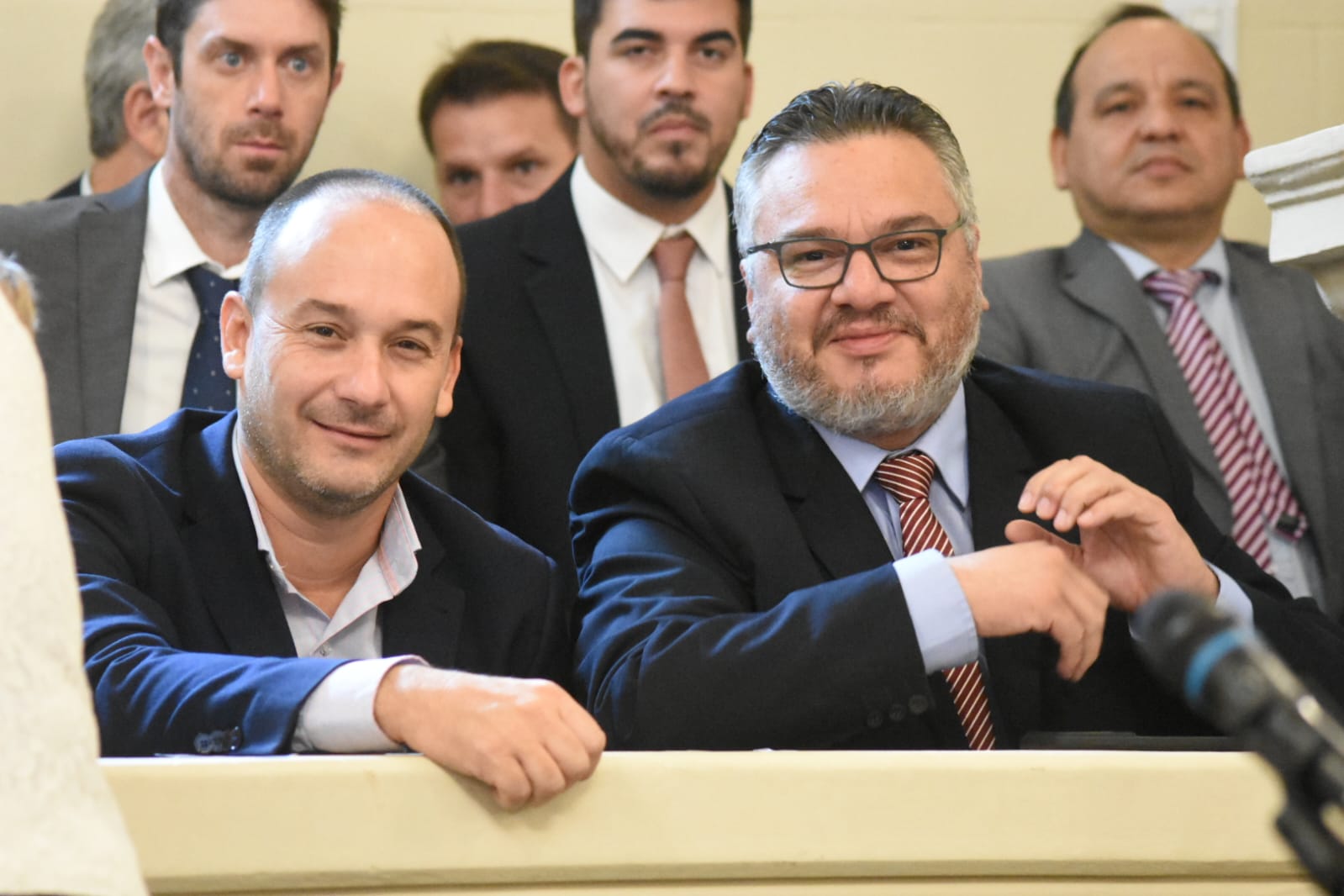 INTENDENTE MARIANO HORMAECHEA PRESENTE EN LA APERTURA DE ASAMBLEA